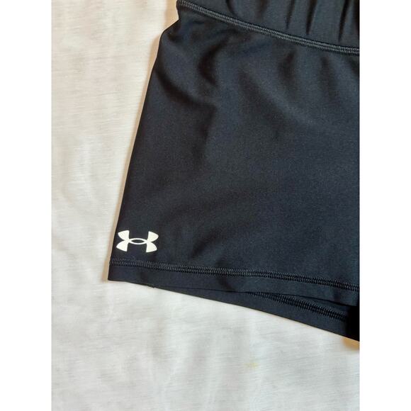 Under Armour Spandex Sz Large Black Compression Fitness Women's Performance Gym - Picture 2 of 8